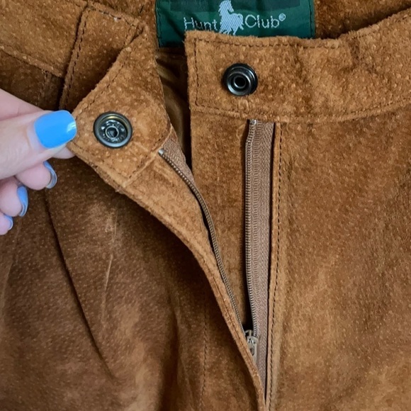 Vintage Hunt Club Leather Shorts - Picture 2 of 4